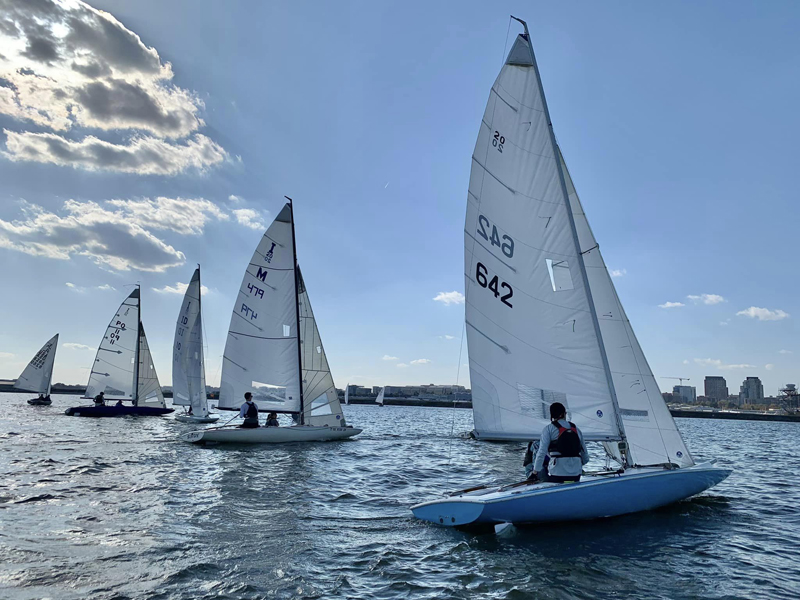 PRSA sailboats on the water near Alexandria, VA