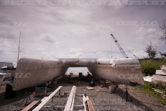 Rainmaker in St. Georges, Bermuda. Photo courtesy of Cooper Capital Specialty Salvage.