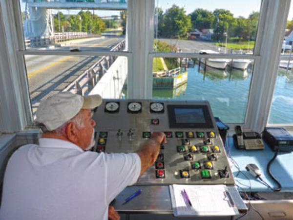 The Tilghman Island bridge operator