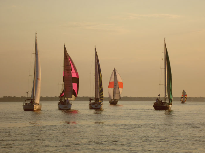 Sailors new to the Chesapeake Bay region should seek a new sailing club to join. Photo courtesy Lee Budar-Danoff