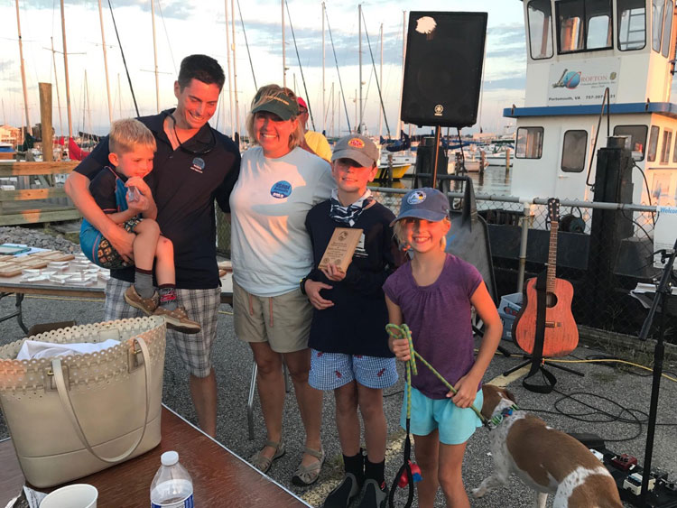 The Rule family collectively won Boat of the Day.