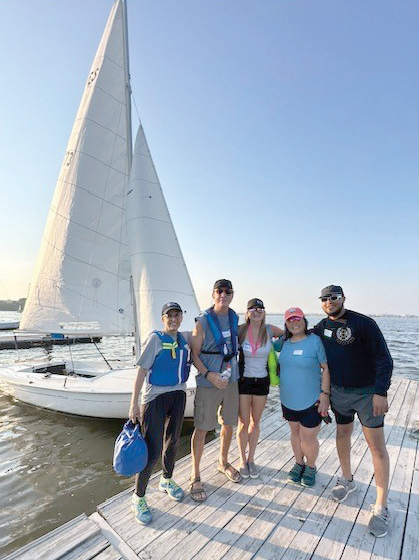 Sailboat at SCOW in Alexandria, VA