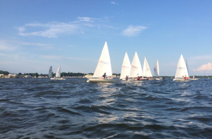 This photo was taken last week at SSA's TESOD by commodore Kim Couranz. Racing Roundup 