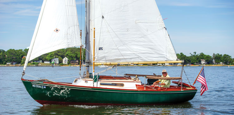 Jack and Erewhon in Annapolis. Photo by Al Schreitmueller