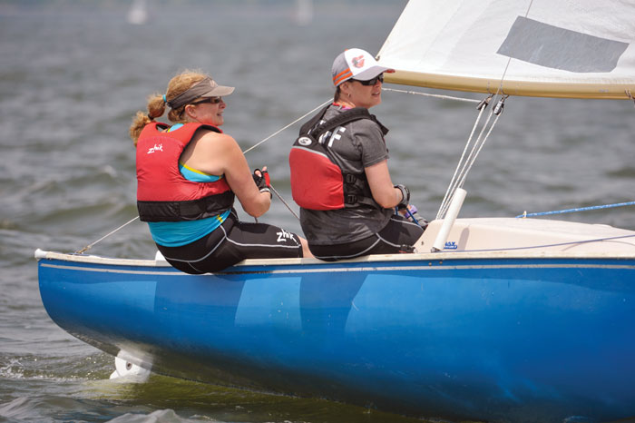 Sailboat racing. Photo by Dan Phelps