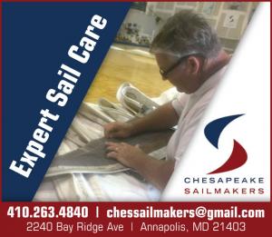 Expert sail care at Chesapeake Sailmakers in Annapolis, Maryland.