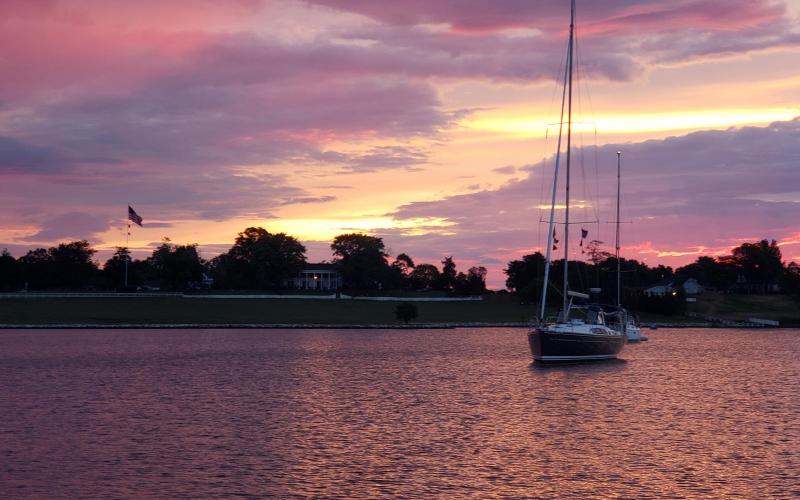 Magothy River Horse farm anchorage