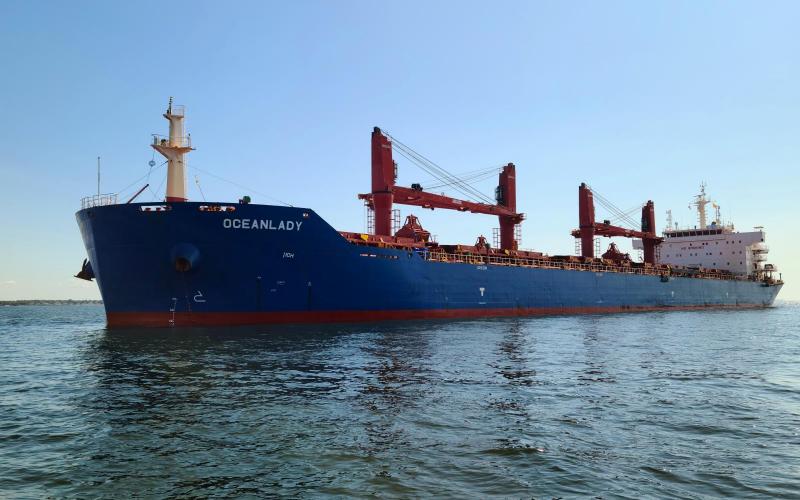 OceanLady at anchor