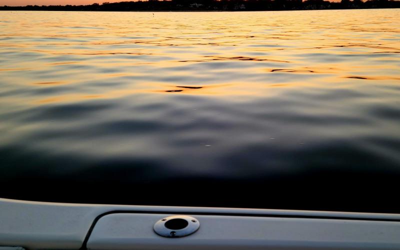 The water is glowing and that's a wrap!