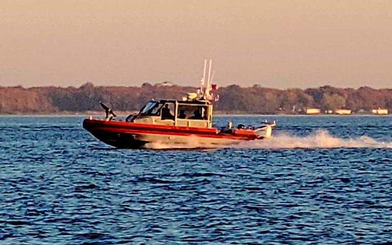 Part II - The coasties were out drilling this evening