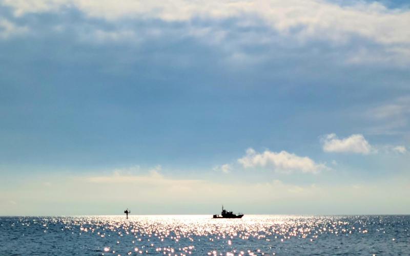 The Coast Guard was out too....