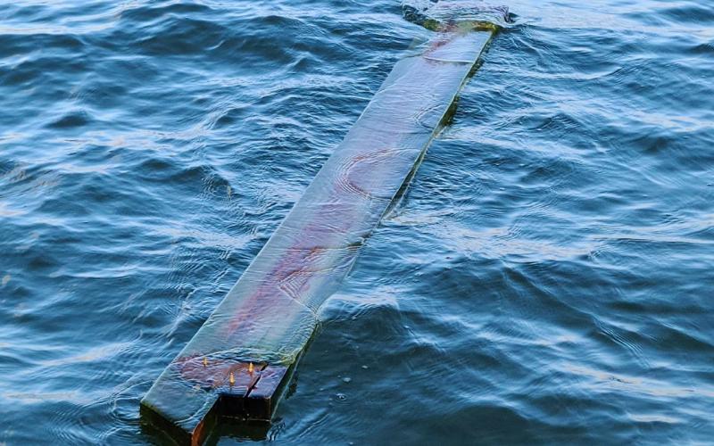 Nasty - hoping all boaters are especially careful after the storm as this will do damage when hit!