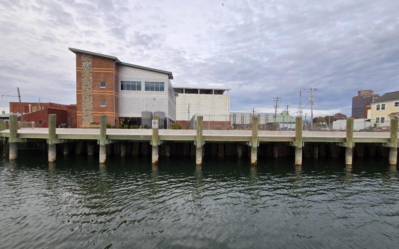 New docks at Virginia Tech building