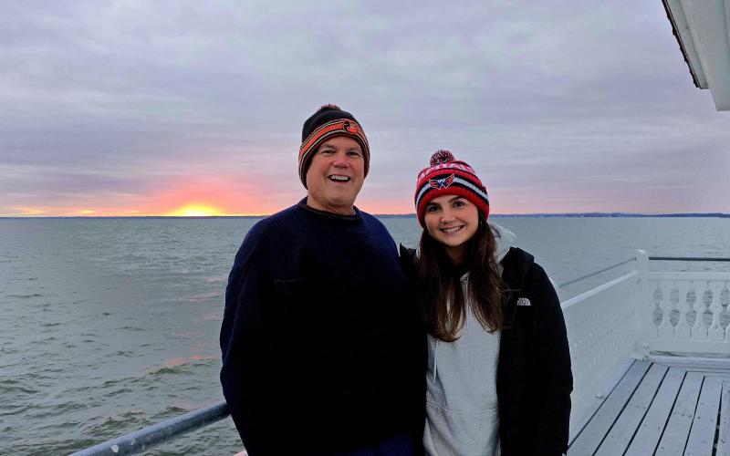 Included in our group - Dave Gendell (an original founder of Spinsheet) and his lovely daughter Delaney.