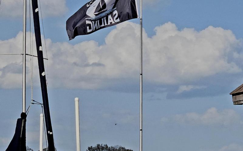 New flag. Retired, gone sailing.