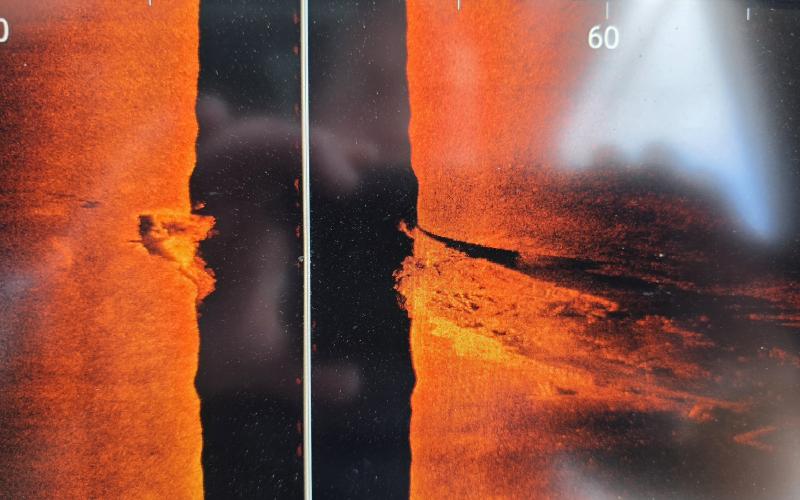 Side scanning some shipwrecks