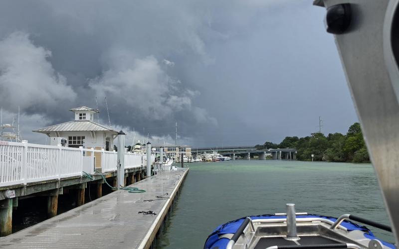 Here comes the rain