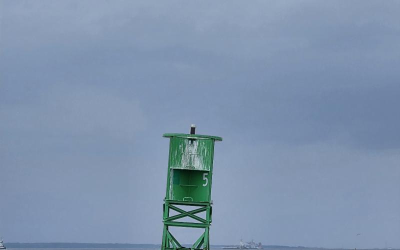 What's a nice buoy like you doing in a river like this. Just 12 miles off station.