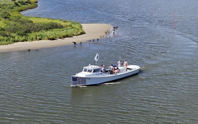 Eldon Willing's (owner of Scott's Cove Marina) deadrise April Star