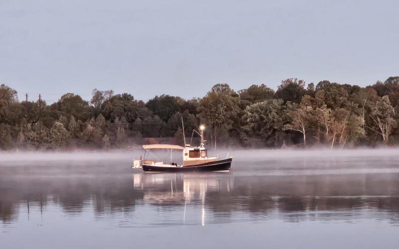 Our neighbor at anchor