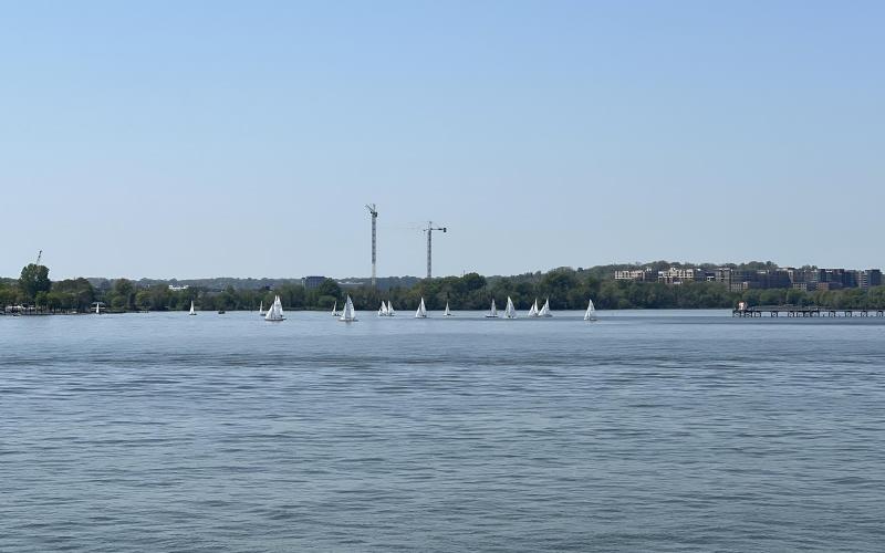 View from neighbor’s Hatteras