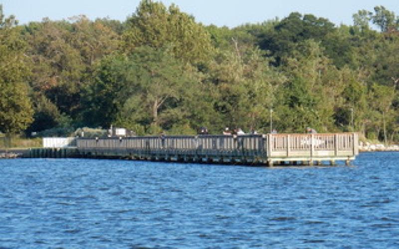 Fishing pier at Fort Smallwood Park