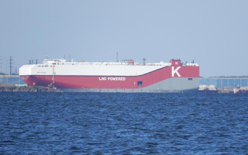 Vehicles carrier Hera Highway at Sparrows Point