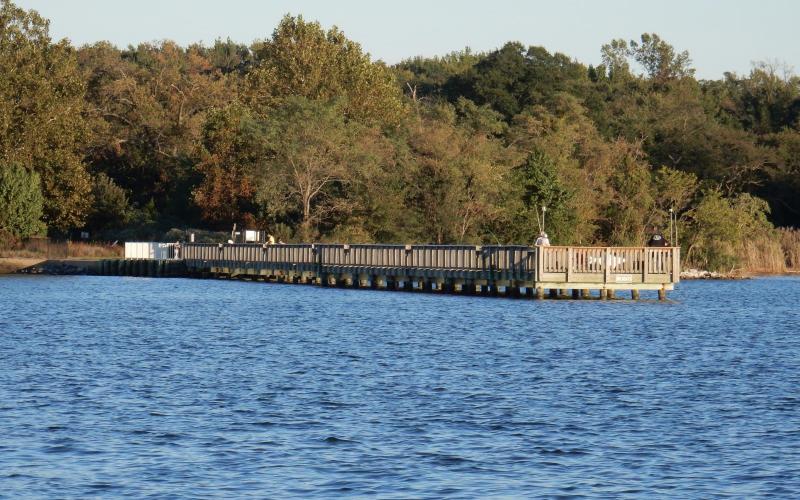 Fishing pier at Fort Smallwood Park