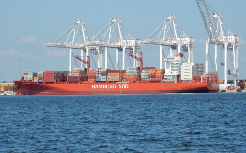 Container ship Polar Ecuador at Seagirt Marine Terminal