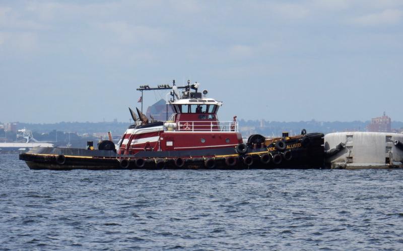 Tugboat Vicki M. McAllister waiting for an incoming ship