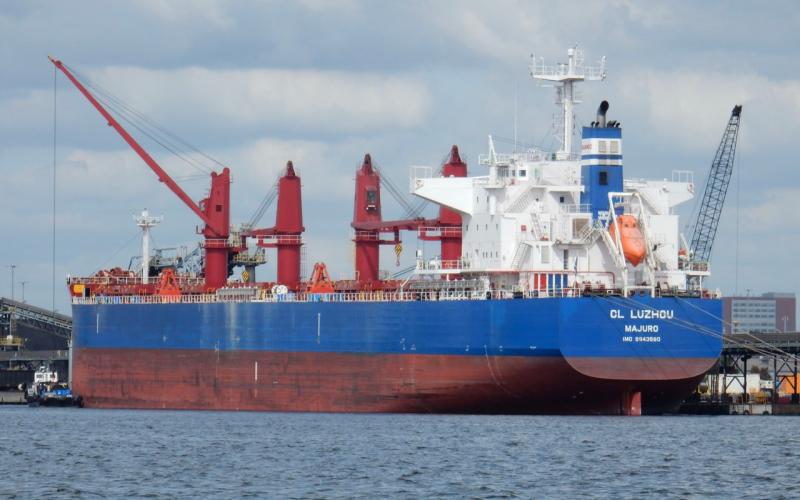 Bulk carrier CL Luzhou at Consol Coal Dock