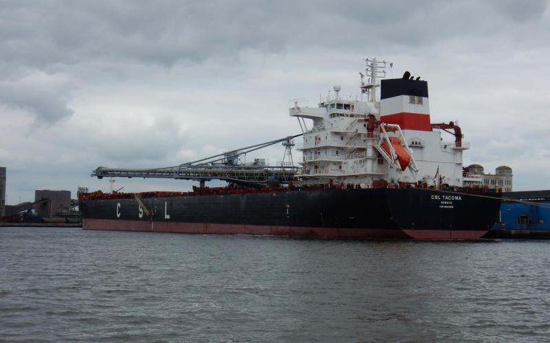 Bulk carrier CSL Tacoma at Consol coal dock