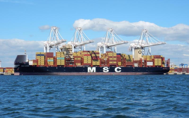 Container ship MSC Gabon