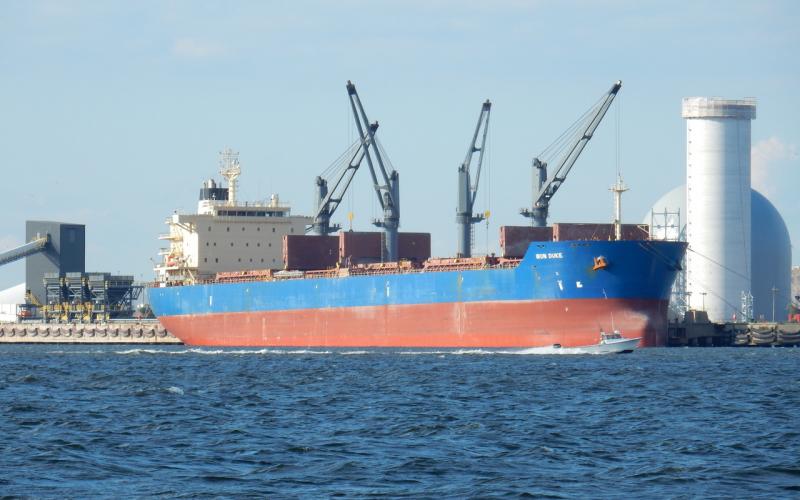Bulk carrier Iron Duke at Sparrows Point