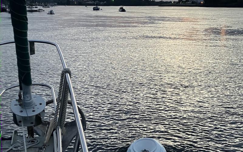 Day 72 Wicked current on mooring Portsmouth NH