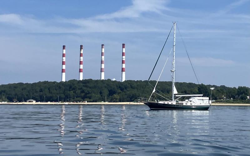 Day 92 At anchor in Northport NY (Long Island Sound)