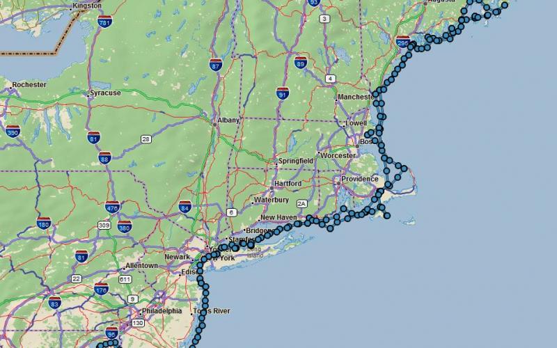 Garmin Track from June 6 through Sept 14, 2023