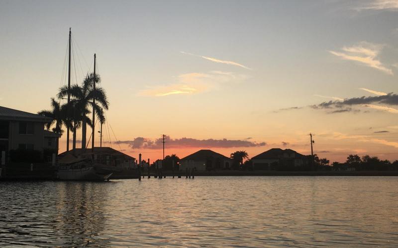 Sunset on Albatross Canal