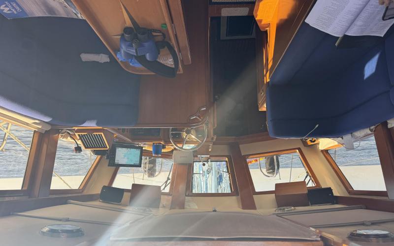 Luxurious pilothouse