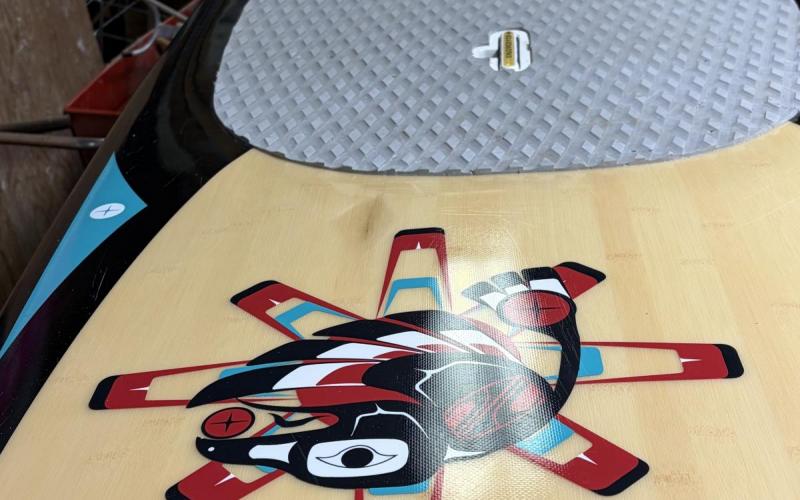 One more layer of epoxy, sanded to 2000 grit, and buffed to gloss