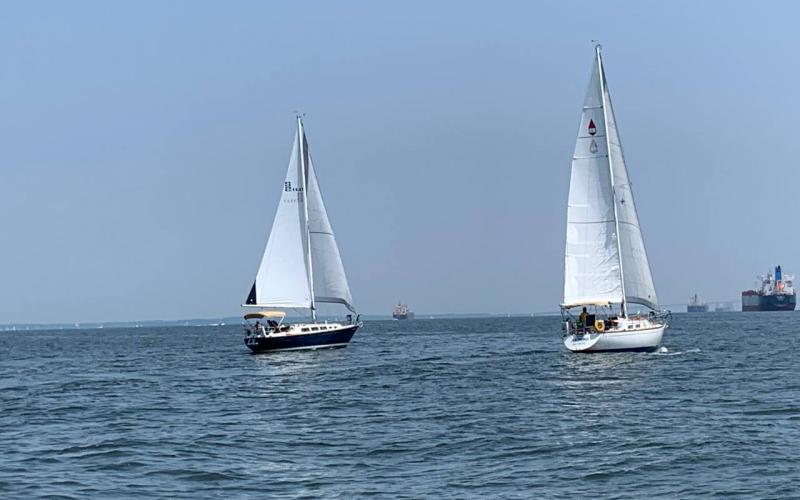 Akimbo & Sweet Dreams returning to Baltimore from Herrington Harbor