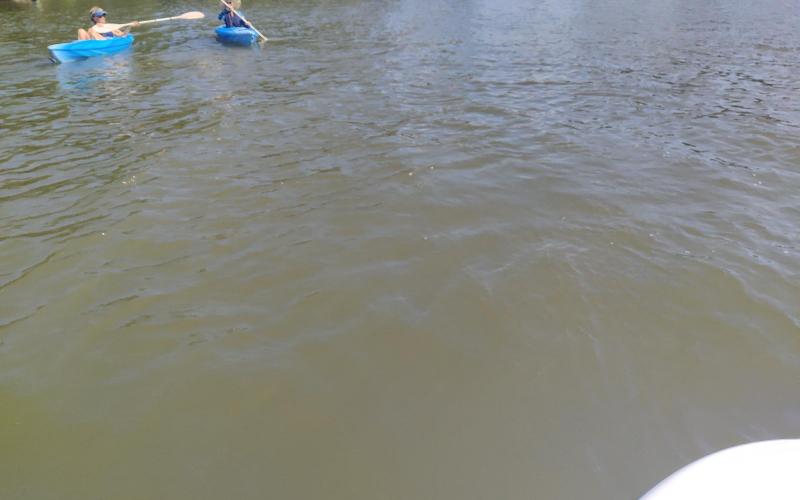 Not a very good photo but hopefully it will pass as proof of today’s day on the water.