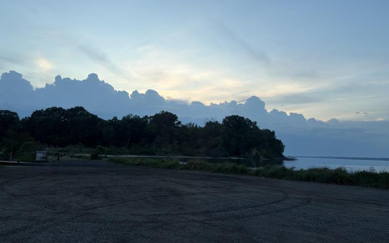 Some dramatic clouds blocked out the sunset
