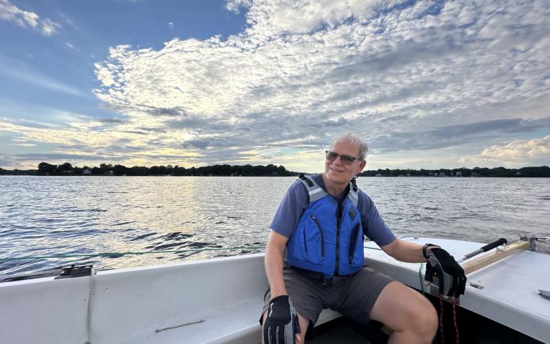 Sailing a Flying Scot on the Magothy River