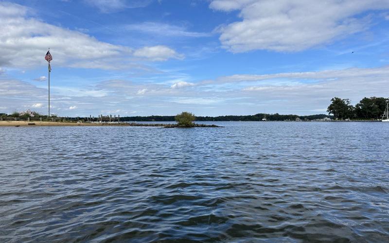 Mouth of Dividing Creek looking toward the Magothy River
