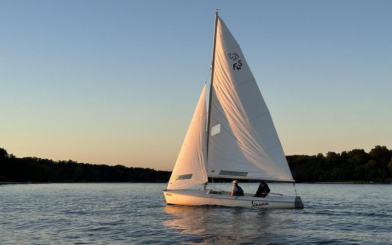 Flying Scot racing on the Magothy River