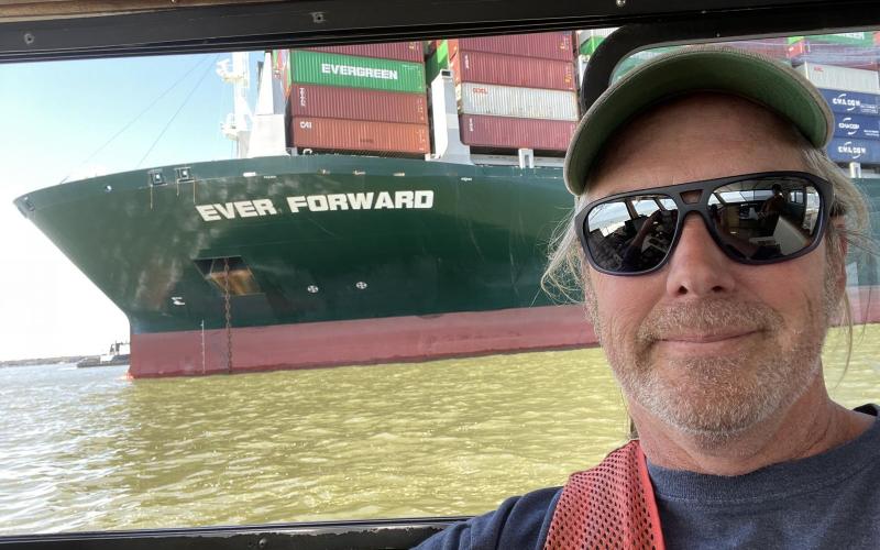 Some rugged days out there this week, but it was all worthwhile watching that ship come free and start moving again Easter morning at sunrise