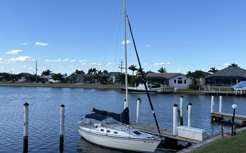 Back at the dock after a nice sail