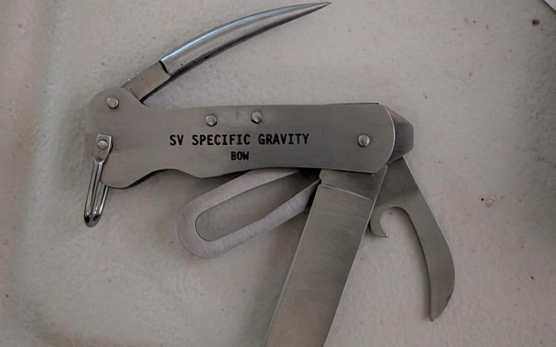 Very cool gift from the skipper to the crew