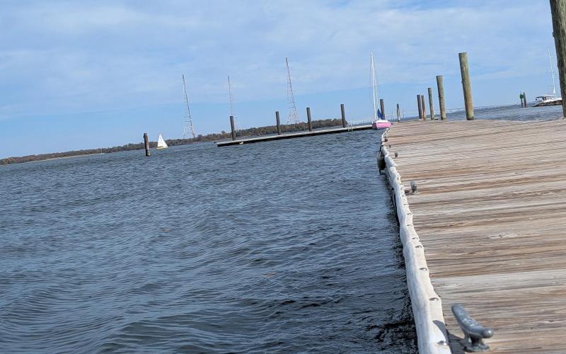 Lonely docks as the rainbows get pulled to end the season